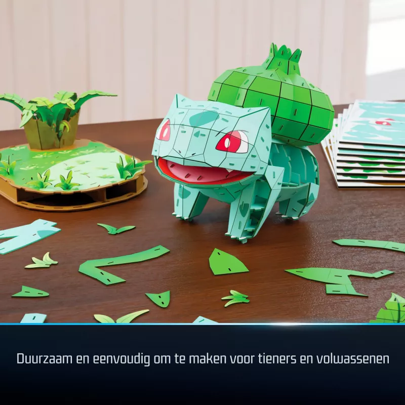 Spin Master 4D Build Pokémon Bulbasaur 3D modelárska stavebnica 6075062, od 12 rokov