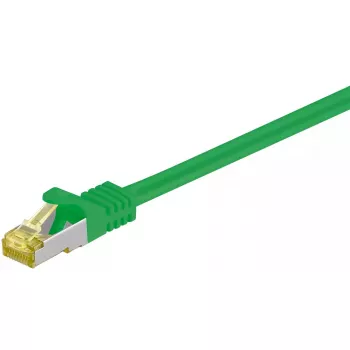 Sieťový kábel Goobay 91577 RJ-45 Cat7 0,5 m zelený