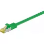 Sieťový kábel Goobay 91577 RJ-45 Cat7 0,5 m zelený