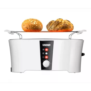 Hriankovač Unold Design Dual 4 plátky 1350 W čierny biely