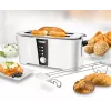 Hriankovač Unold Design Dual 4 plátky 1350 W čierny biely