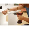 Vŕtačka s pištoľovou rukoväťou Black & Decker BDCDD12-QW, Keyless, 1.5 Ah