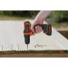 Vŕtačka s pištoľovou rukoväťou Black & Decker BDCDD12-QW, Keyless, 1.5 Ah
