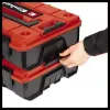 Kazeta na drobné diely Einhell E-Case S-F polypropylén čierna červená 42x28x9,5 cm