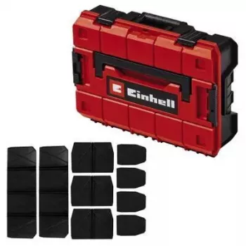 Kazeta na drobné diely Einhell E-Case S-F polypropylén čierna červená 42x28x9,5 cm