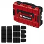 Kazeta na drobné diely Einhell E-Case S-F polypropylén čierna červená 42x28x9,5 cm