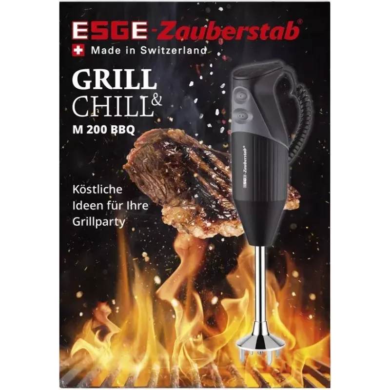 ESGE M 200 BBQ 10 L tyčový mixér 200 W čierna, chróm