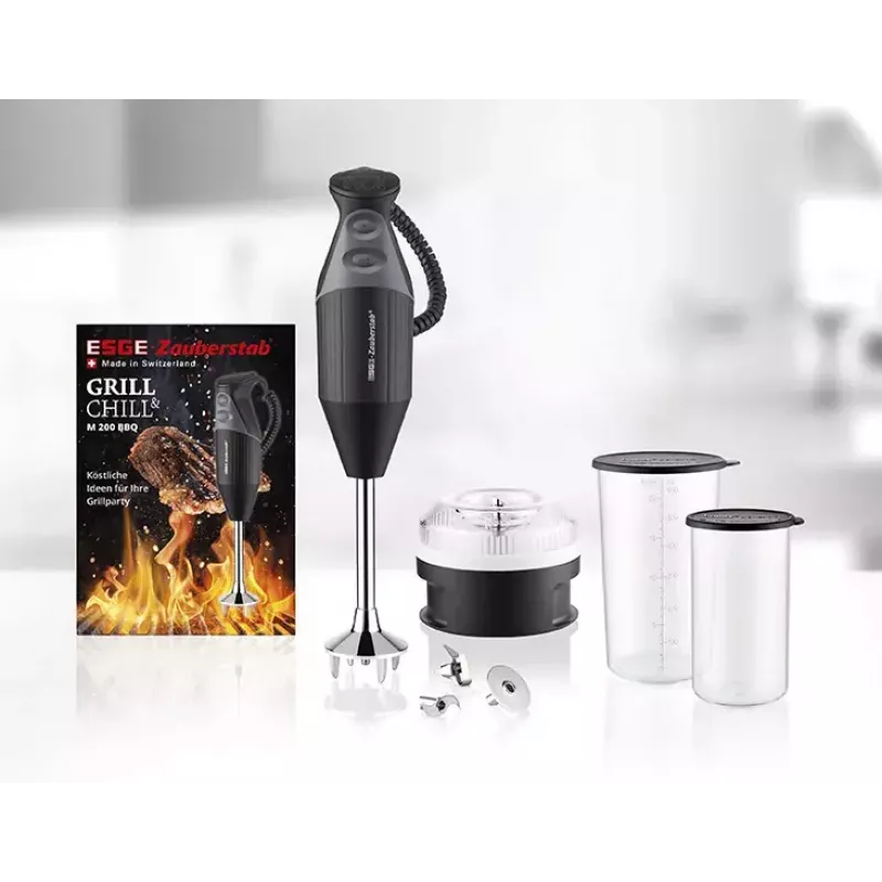 ESGE M 200 BBQ 10 L tyčový mixér 200 W čierna, chróm