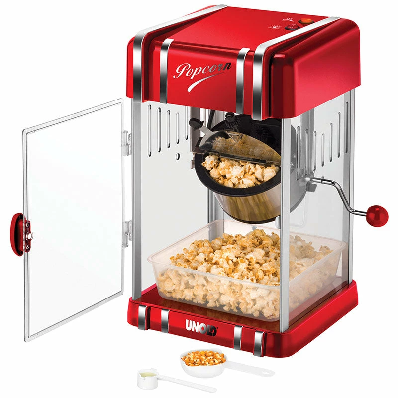 Unold 48535 stroj na popcorn červená, strieborná 300 W
