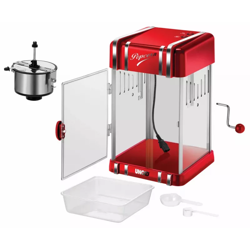 Unold 48535 stroj na popcorn červená, strieborná 300 W