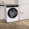 Gorenje WPNA94A1TS práčka s predným plnením 9 kg, 1400 ot./min., ConnectLife Wi-Fi, biela/čierna