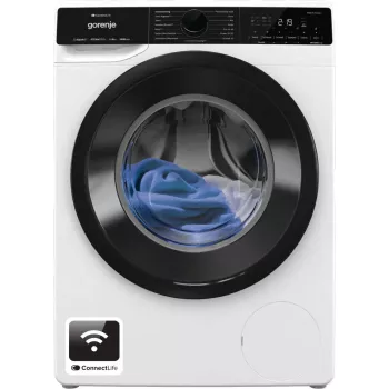 Gorenje WPNA94A1TS práčka s predným plnením 9 kg, 1400 ot./min., ConnectLife Wi-Fi, biela/čierna