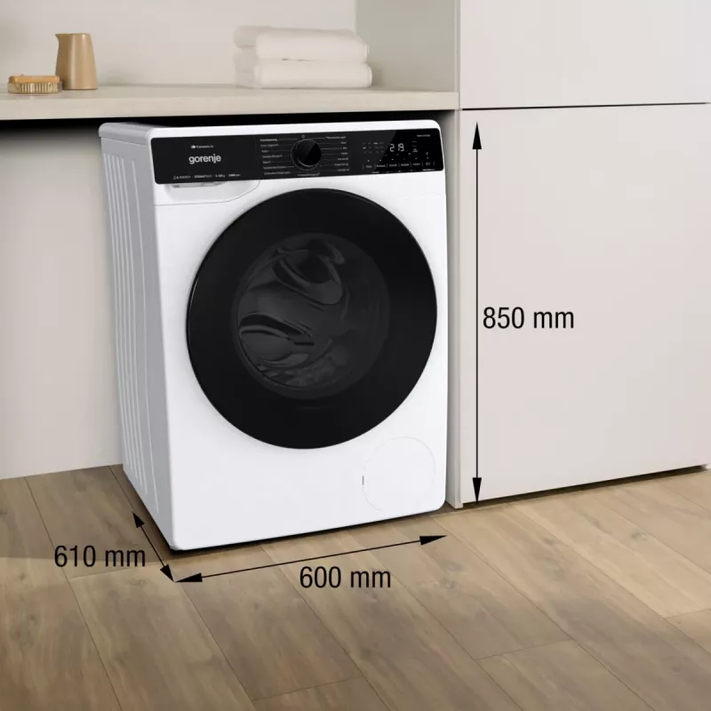 Gorenje WPNA14A3TS práčka predné plnenie 10 kg 1400 ot/min biela