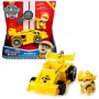 PAW Patrol , Ready, Race, Rescue Rubble’s Race & Go Deluxe vozidlo so zvukom, pre deti od 3 rokov