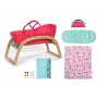 Detská postieľka zapf creation BABY born 3-in-1 Pinplay — nábytok pre bábiky, premeniteľná postieľka/postieľ/taška na prenášanie