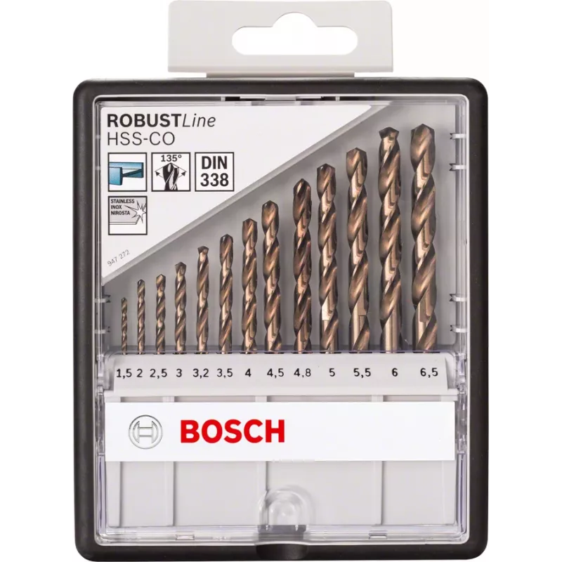 Súprava vrtákov Bosch HSS špirálové vrtáky Cobalt 2607019926