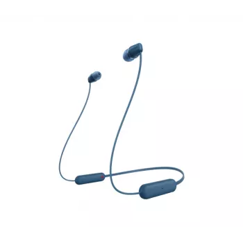 Sony WI-C100 headset bezdrôtový in-ear hovory/hudba Bluetooth modrý