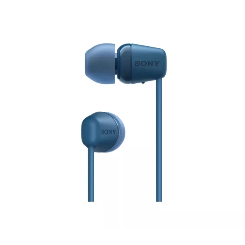 Sony WI-C100 headset bezdrôtový in-ear hovory/hudba Bluetooth modrý