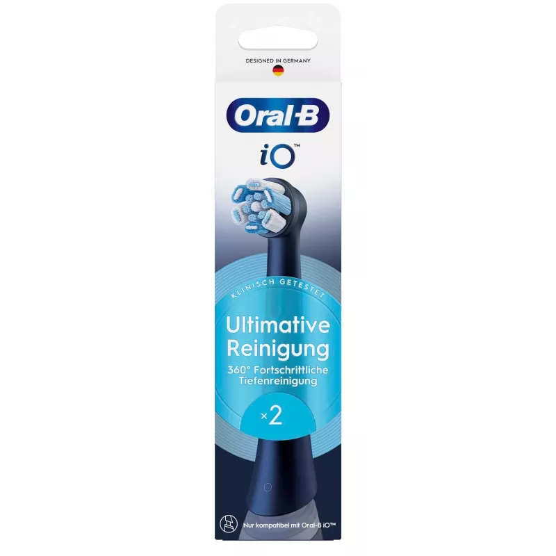 Oral-B iO Ultimate Clean nástavce na zubnú kefku, 2 ks, čierne