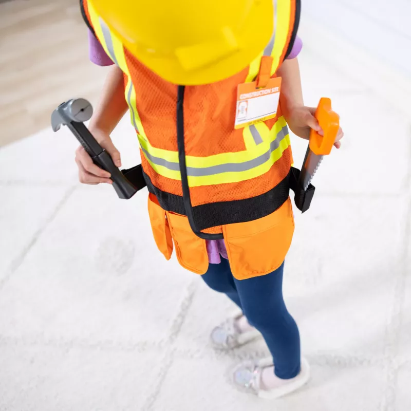 Melissa & Doug kostým stavebného robotníka set na hranie rolí (6 ks)