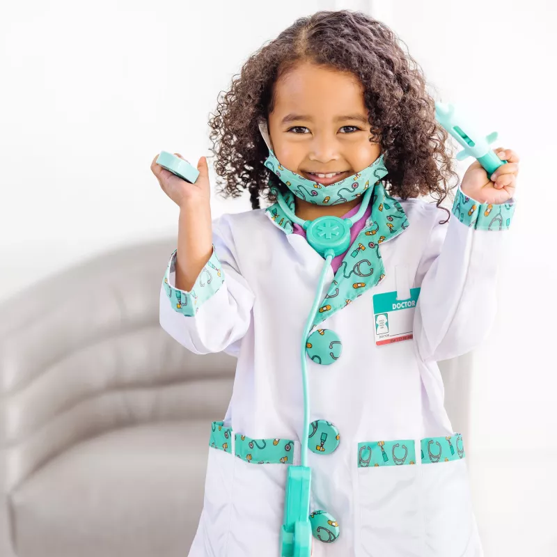 Melissa & Doug MPP RLP Doctor Rl Ply kostýmová sada GML karnevalový kostým dieťa unisex uniforma