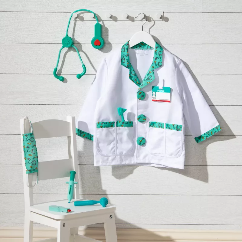 Melissa & Doug MPP RLP Doctor Rl Ply kostýmová sada GML karnevalový kostým dieťa unisex uniforma