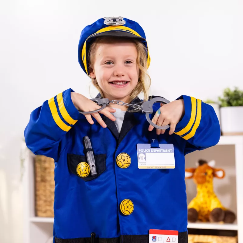 Melissa & Doug MPP RLP PoliceOfficerCstmRlplySet GML karnevalový kostým dieťa unisex uniforma