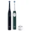 Elektrická zubná kefka BRAUN Oral‑B iO Series 2 Duo čierna/zelená, nabíjateľná, model 62418