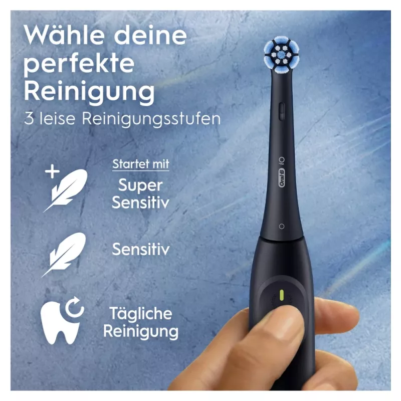 Elektrická zubná kefka BRAUN Oral‑B iO Series 2 Duo čierna/zelená, nabíjateľná, model 62418