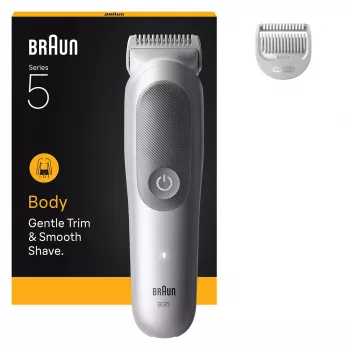 Strihač telesných chlpov BRAUN BG 5500 244787 — vodotesný nabíjateľný strihač telesných chlpov