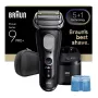 Fóliový holiaci strojček Braun Series 9 Pro+ 9660CC čierna strieborná nehrdzavejúca oceľ