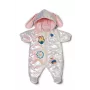 Bábikový overal Peterkin BABY born zimný overal krémový pre bábiky 43 cm, skladací, od 3 rokov