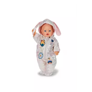 Bábikový overal Peterkin BABY born zimný overal krémový pre bábiky 43 cm, skladací, od 3 rokov