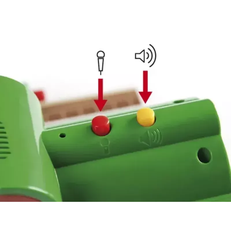 Modelová železnica Record & Play Station od Ravensburger – BRIO, 3-dielna, AA batéria, čierna/zelená/červená