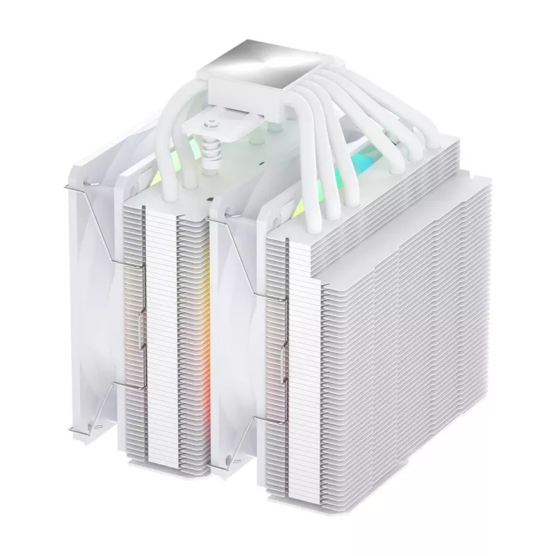 FSP MP7-WA vzduchový chladič procesora, 120 mm, 800–1800 ot./min, 32 dB, LGA1851/1700/1200, AM4/AM5, biely