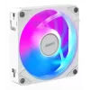 Ventilátor do skrinky Gigabyte AORUS EZ CHAIN FAN 120 ICE, 120 mm, biely, GP-ECFAN1201 ICE
