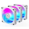 Ventilátory do skrinky Gigabyte AORUS EZ CHAIN FAN 120 ICE, 3 ks, 120 mm, biele, GP-ECFAN1203 ICE