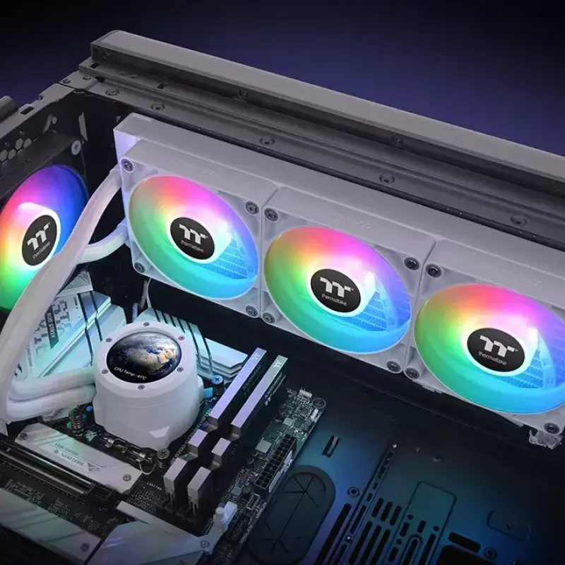 Systém kvapalinového chladenia Thermaltake TH360 V2 Ultra ARGB 36 cm biely