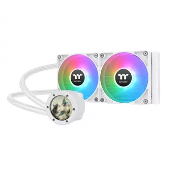 THERMALTAKE vodné chladenie – TH240 V2 Ultra ARGB Sync All-In-One kvapalinový chladič – White Edition