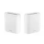 ASUS EBM68(2PK) – Expert WiFi tri-band (2,4 GHz / 5 GHz / 5 GHz) Wi-Fi 6 (802.11ax) biela 3 interné