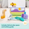 Stavebnica Spin Master Melissa & Doug Blockables Safari herná sada – figúrky a stohovateľné bloky