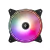 Chladiaci systém do počítača Chieftec NF-1225RGB ventilátor do počítačovej skrine 12 cm čierny 1 ks