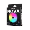 Chladiaci systém do počítača Chieftec NF-1225RGB ventilátor do počítačovej skrine 12 cm čierny 1 ks
