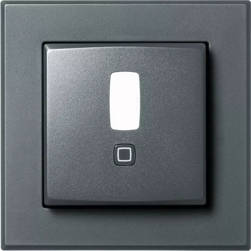 Pohybový senzor HomeMatic IP HmIP-SMI55-A antracit – montáž na stenu/strop, 55 rám