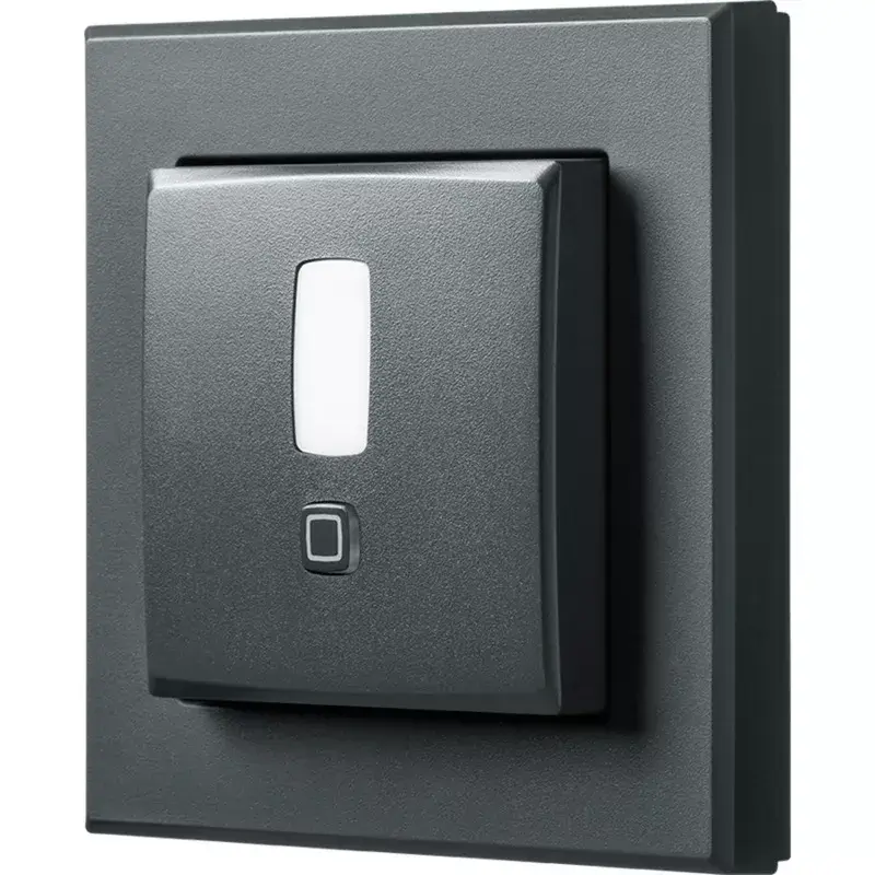 Pohybový senzor HomeMatic IP HmIP-SMI55-A antracit – montáž na stenu/strop, 55 rám