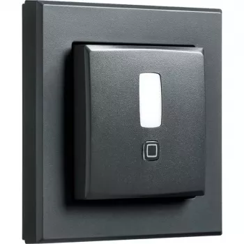 Pohybový senzor HomeMatic IP HmIP-SMI55-A antracit – montáž na stenu/strop, 55 rám