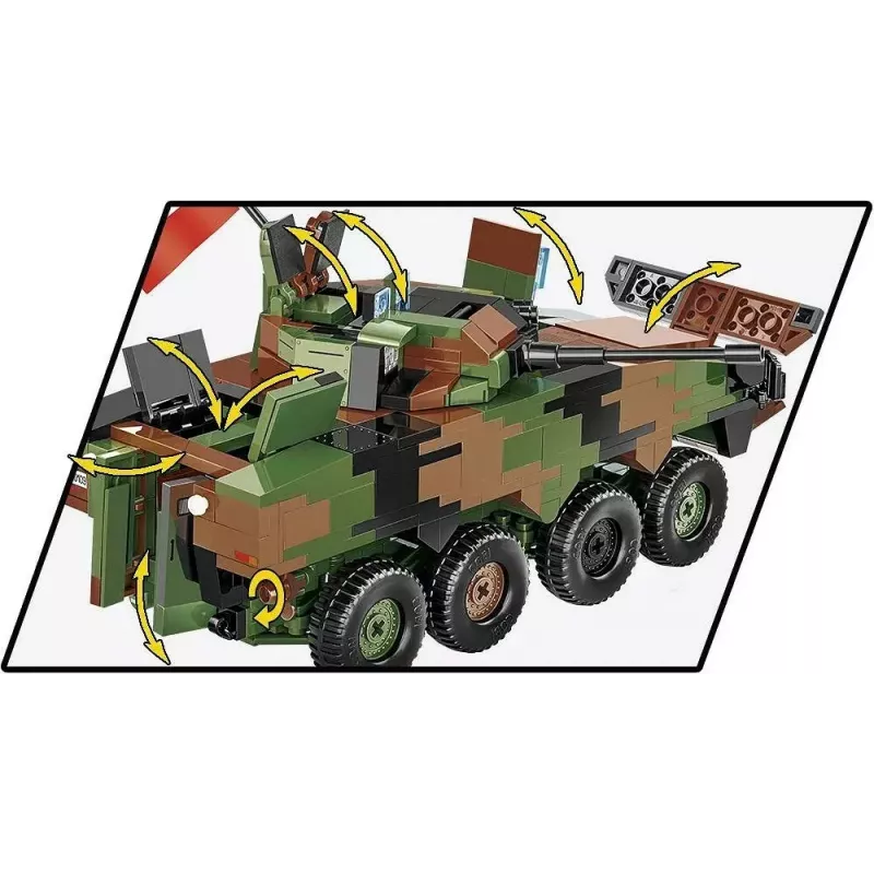 Stavebnica Cobi Armed Forces KTO Rosomak 2-in-1 (COBI-2629)