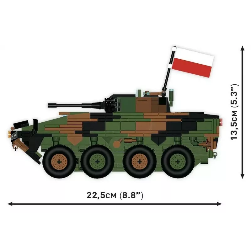 Stavebnica Cobi Armed Forces KTO Rosomak 2-in-1 (COBI-2629)