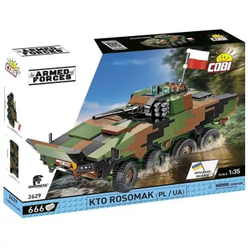 Stavebnica Cobi Armed Forces KTO Rosomak 2-in-1 (COBI-2629)