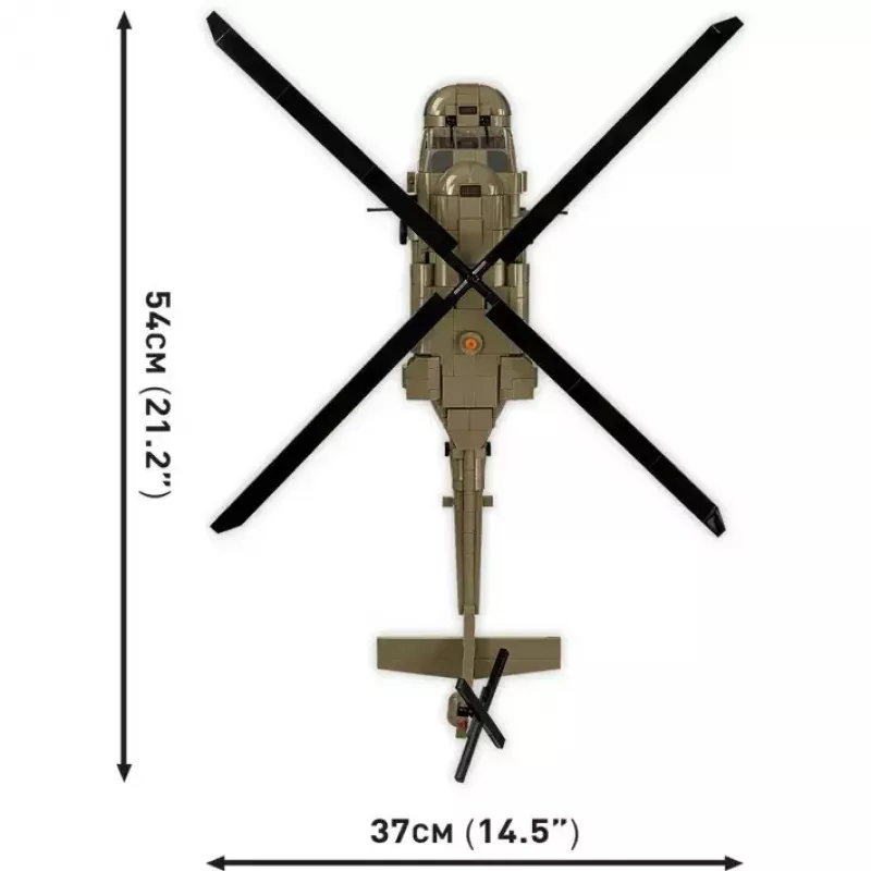 Stavebnica Cobi Sikorsky UH-60 Black Hawk 928 kociek, model COBI-5906